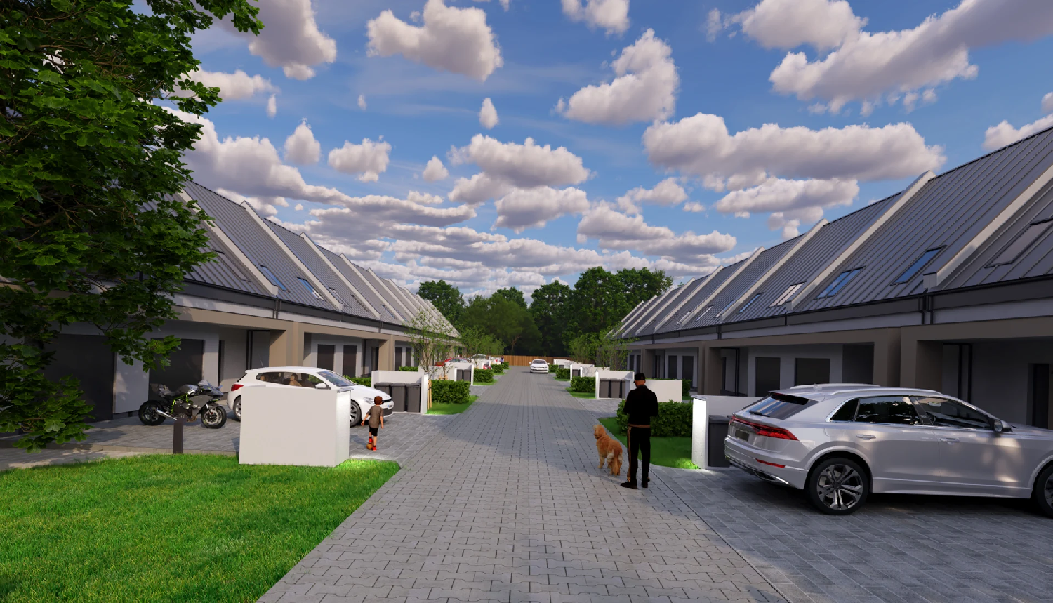 Nowe domy na sprzedaż pod Ostrołęką – spokojne życie w Osiedlu Czarnowiec