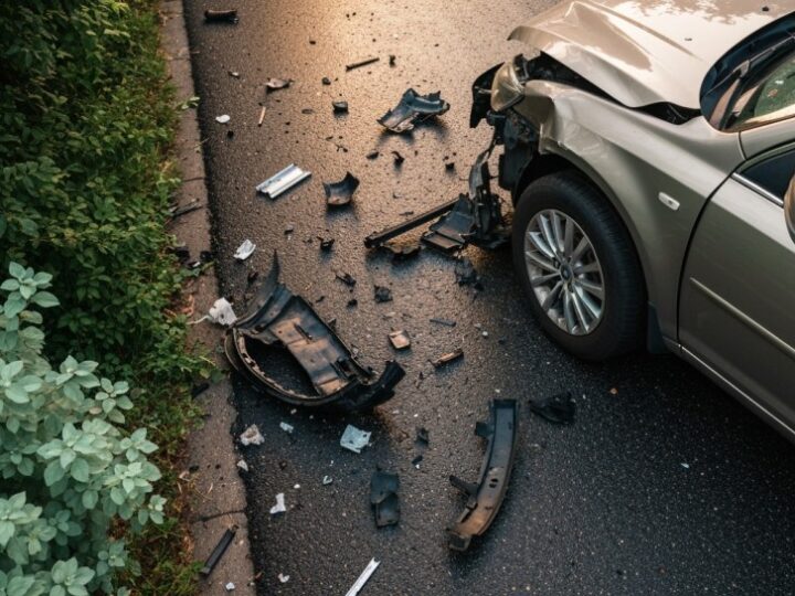 Wypadek na K-60: Nietrzeźwy kierowca w szpitalu po zderzeniu dwóch aut