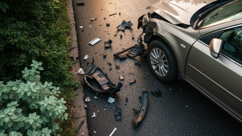 Wypadek na K-60: Nietrzeźwy kierowca w szpitalu po zderzeniu dwóch aut