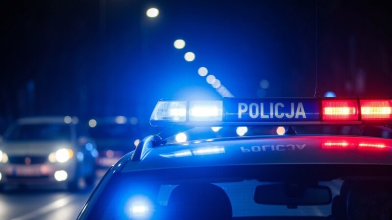 Policyjny pościg w Ostrowi: Kierowca z mefedronem uciekał przed mundurowymi