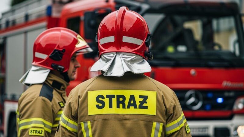 Fatalny pożar w Małkini Górnej kończy się tragedią