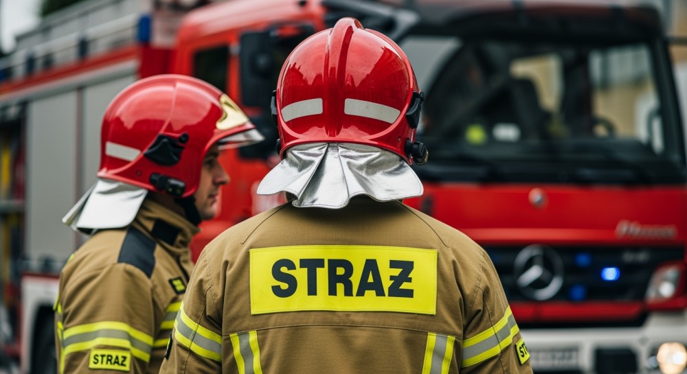 Fatalny pożar w Małkini Górnej kończy się tragedią