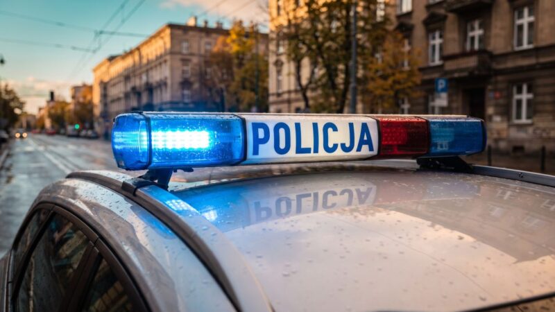 Pościg za pijanym kierowcą. 30-latek porzucił auto i uciekał pieszo